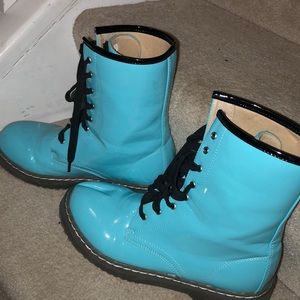 Blue boots